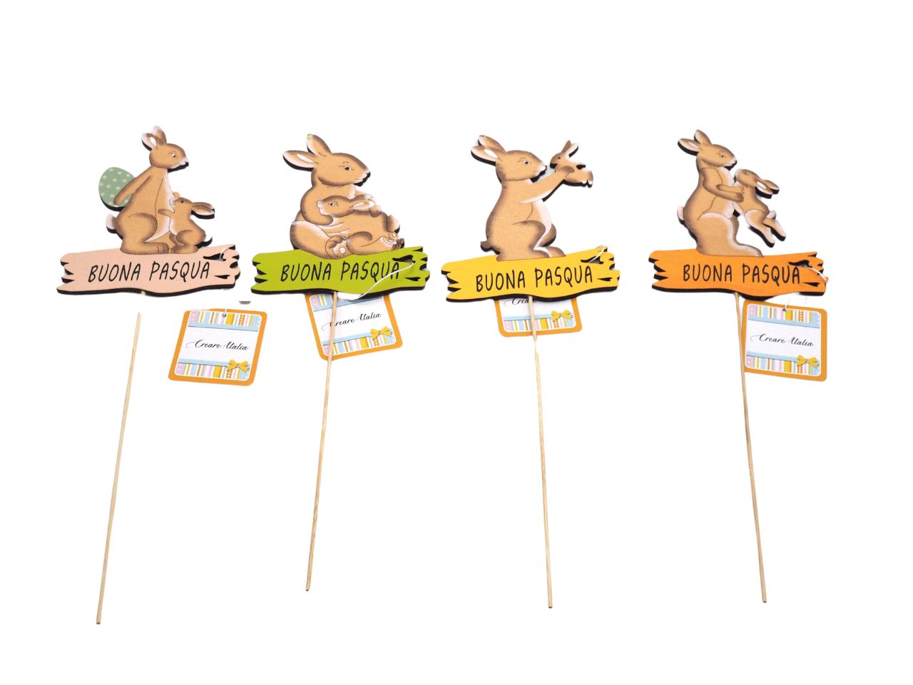 STECCO CONIGLIO 16X12CM 38CM ASS STECCO CONIGLIO 16X12CM 38CM ASS