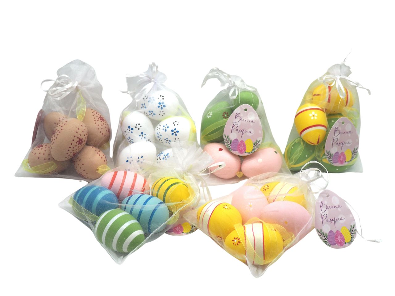 UOVA PLASTICA 6X4CM SET 5 UOVA