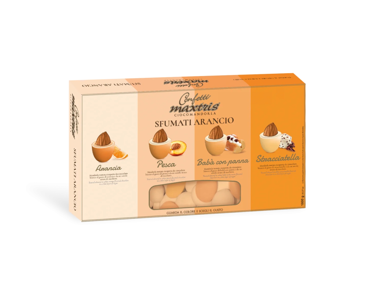 CONFETTI SFUMATI ARANCIONE 1kg MAXSFUA