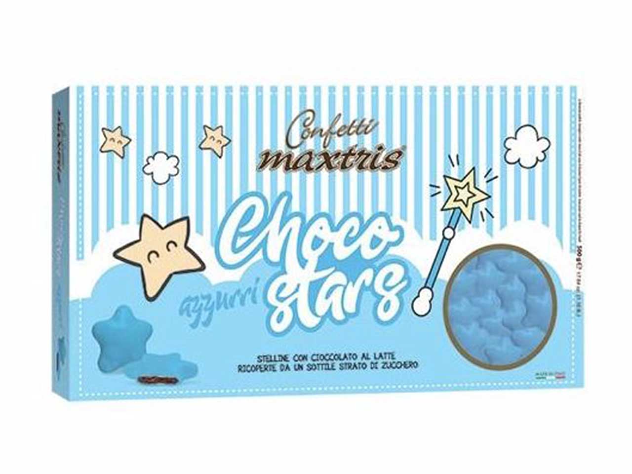 CONFETTI STELLINE AZZURRI 500gr STEC500