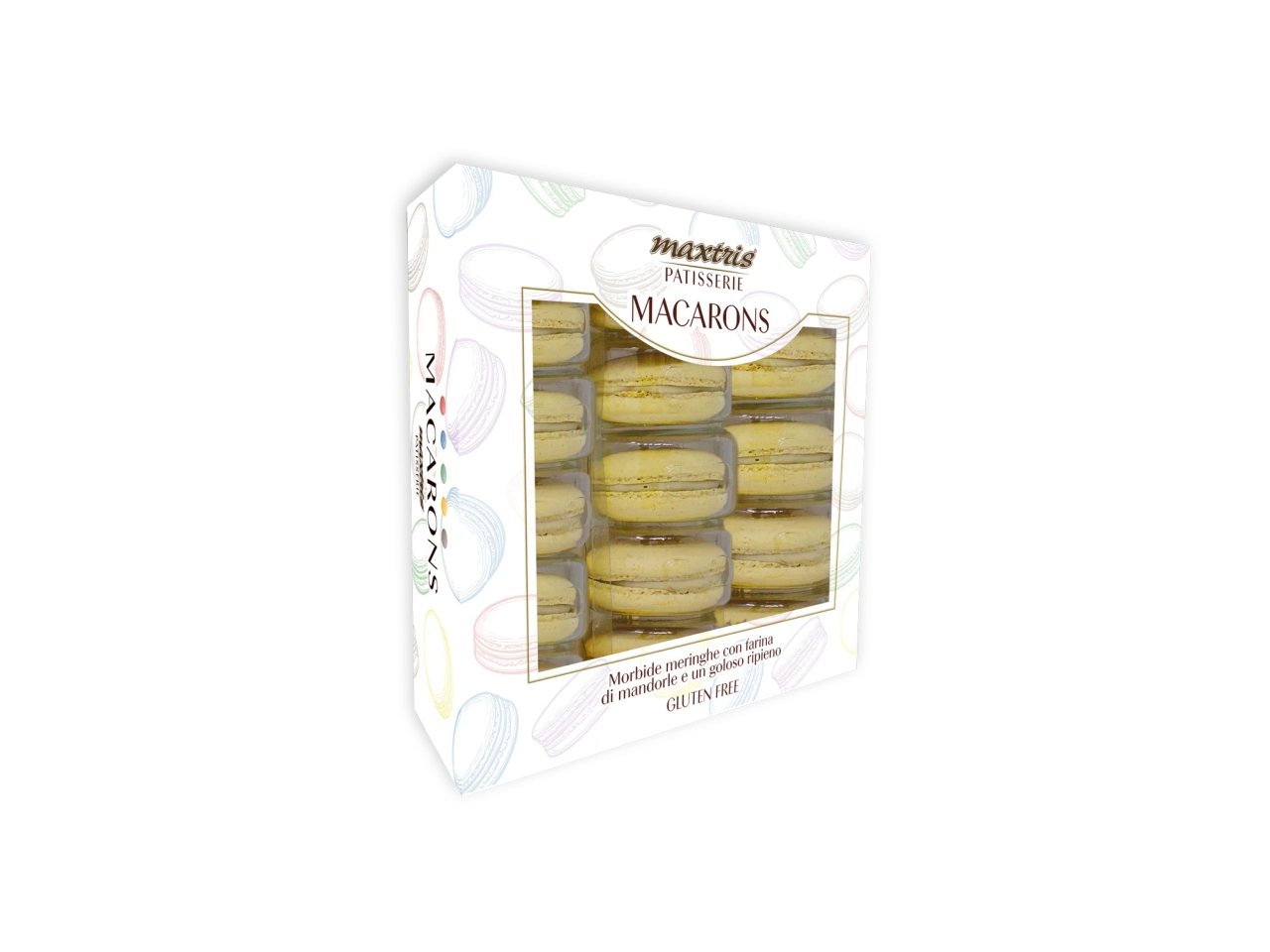 MACARONS LIMONE 15pz GIALLO CTMACLIMG15