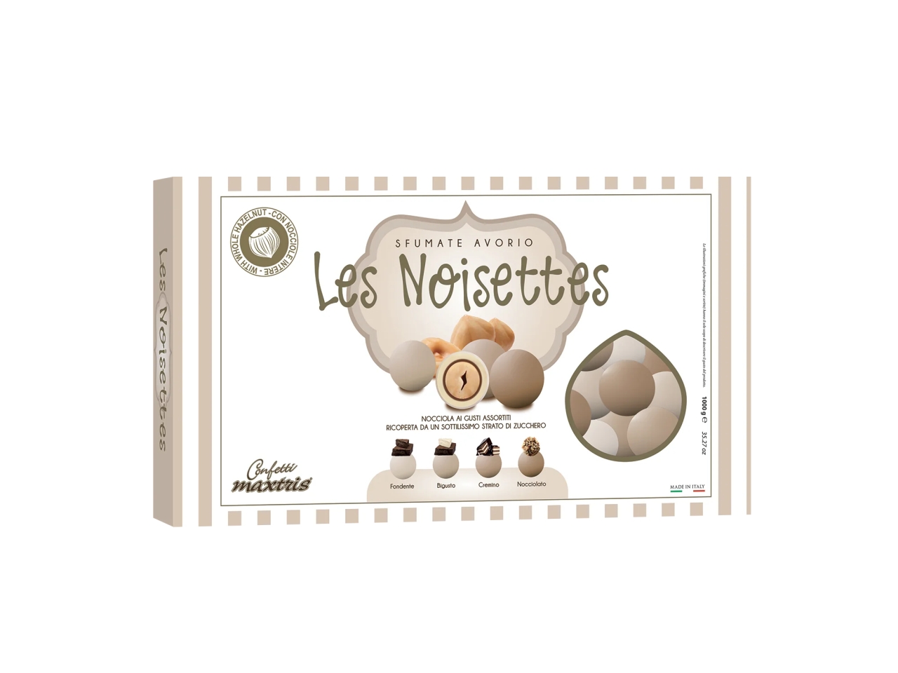 CONFETTI LES NOISETTES AVORIO 1kg NOISFUAV