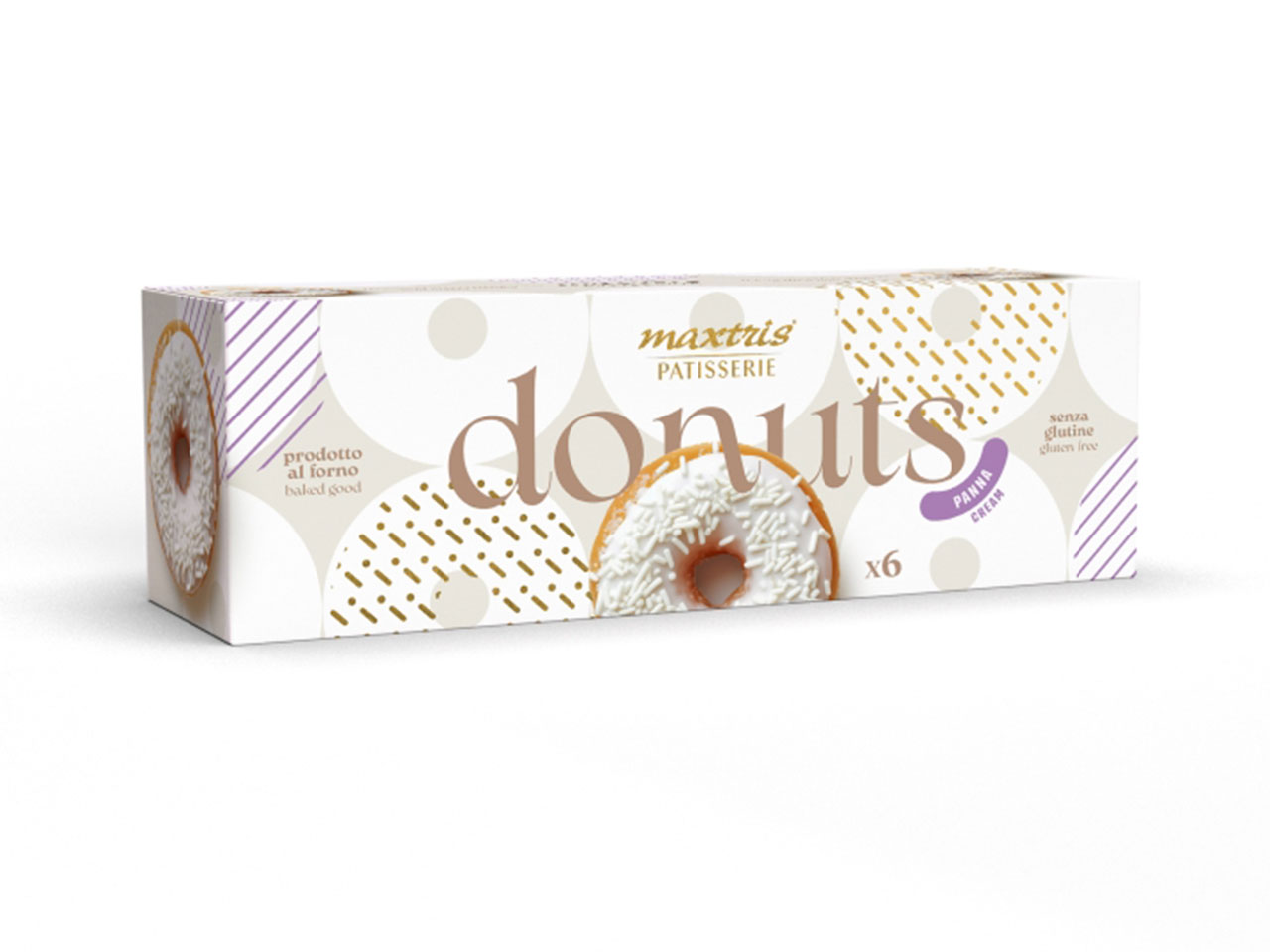 DONUTS CIAMBELLE PANNA 210GR CTDONPANB6