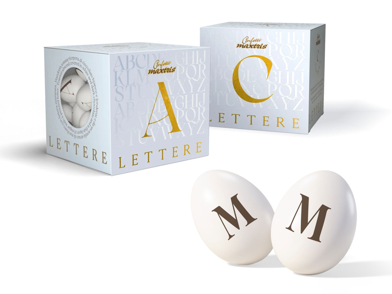 CONFETTI MANDORLA LETTER.M 200GR CTLETM