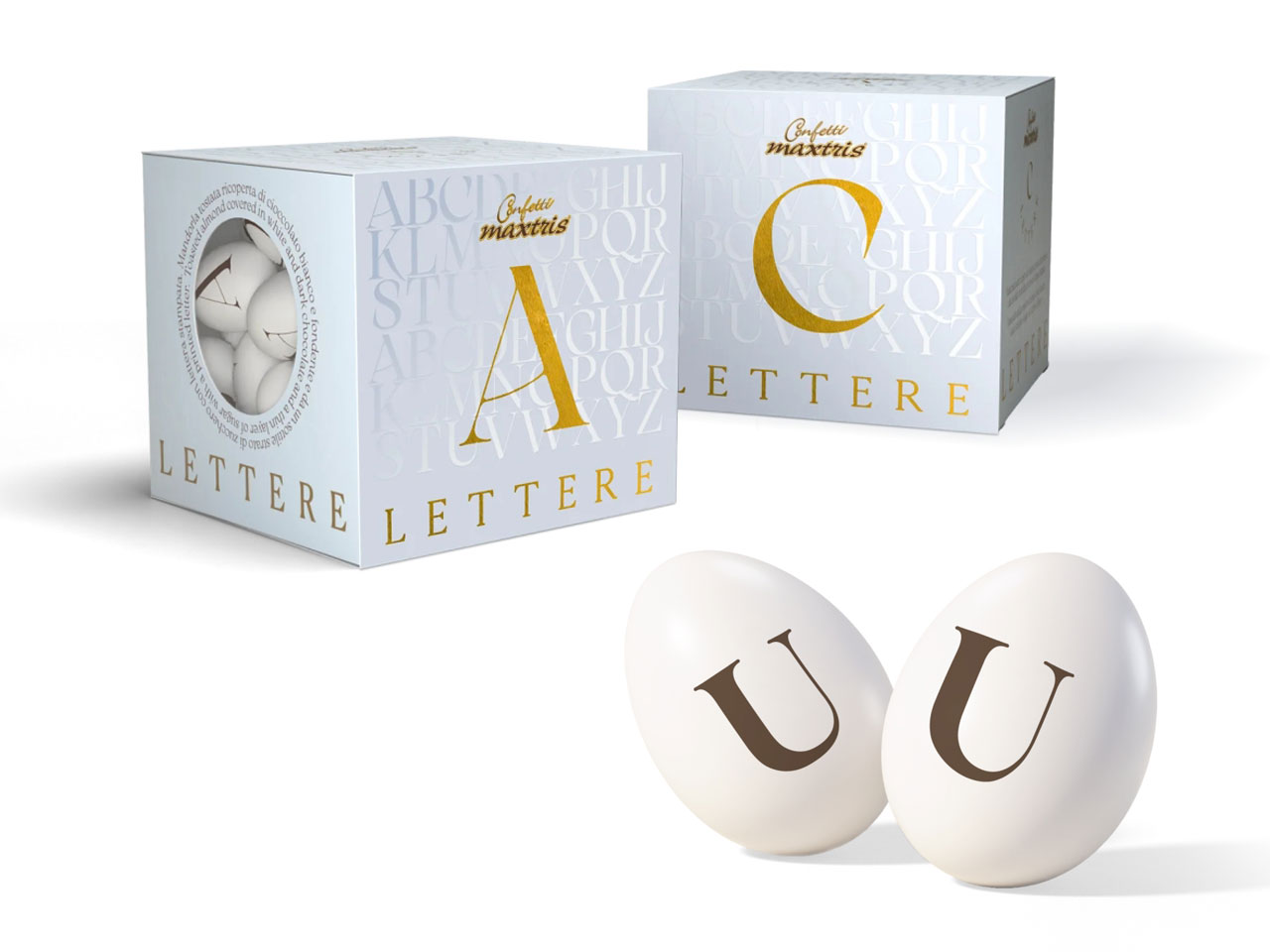CONFETTI MANDOR. LETTERA U 200GR CTLETU
