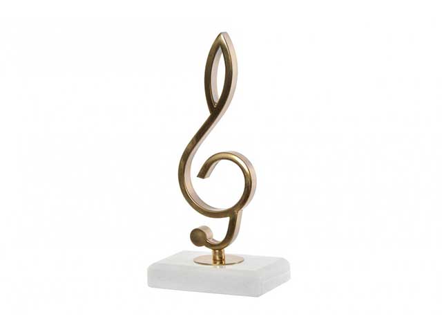 FIGURA METALLO MARMO 12x8x26 FD156351