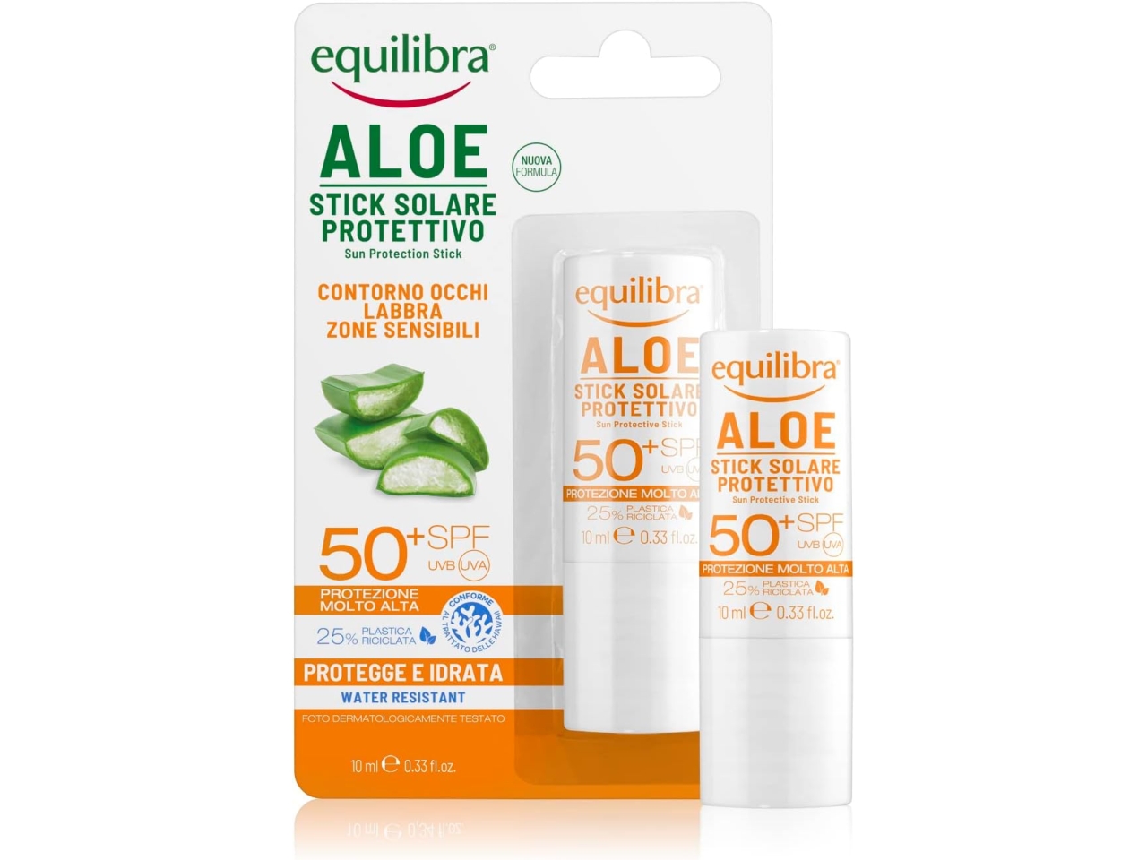 EQILIBRA STICK SOLARE ALOE SPF50+ 10ML