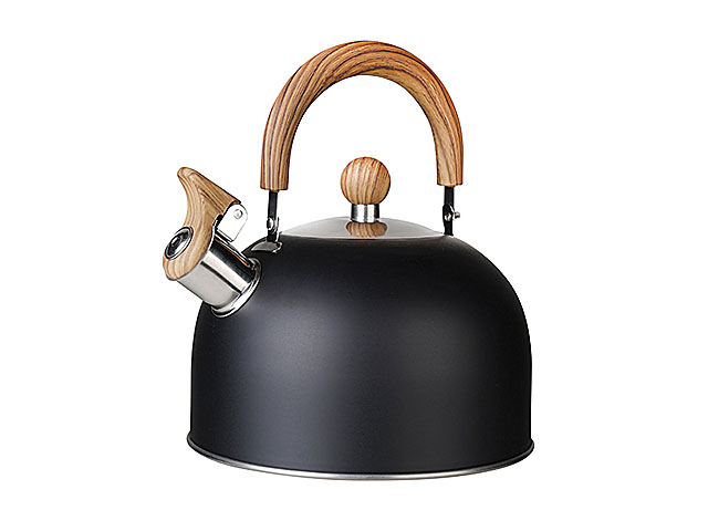 BOLLITORE NERO C/MANICO LEGNO 01 37 62