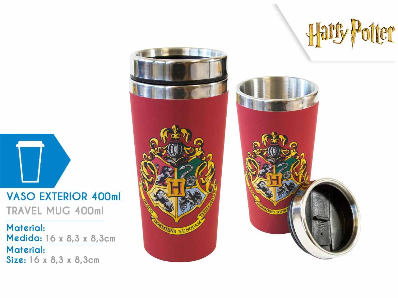 HARRY POTTER TRAVEL MUG HP91639FRN