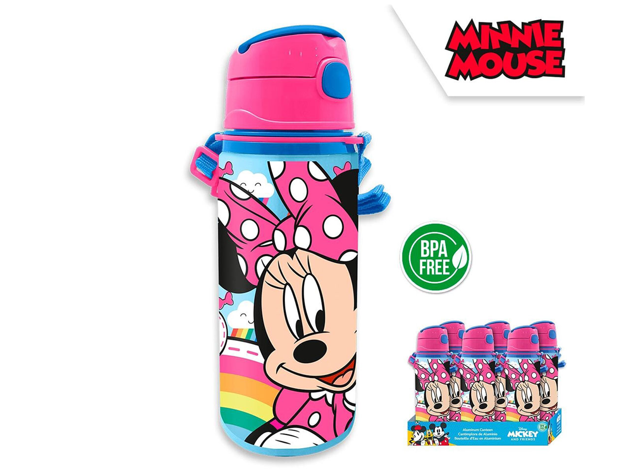 MINNIE BORRACCIA IN ALLUMINIO D MN30015