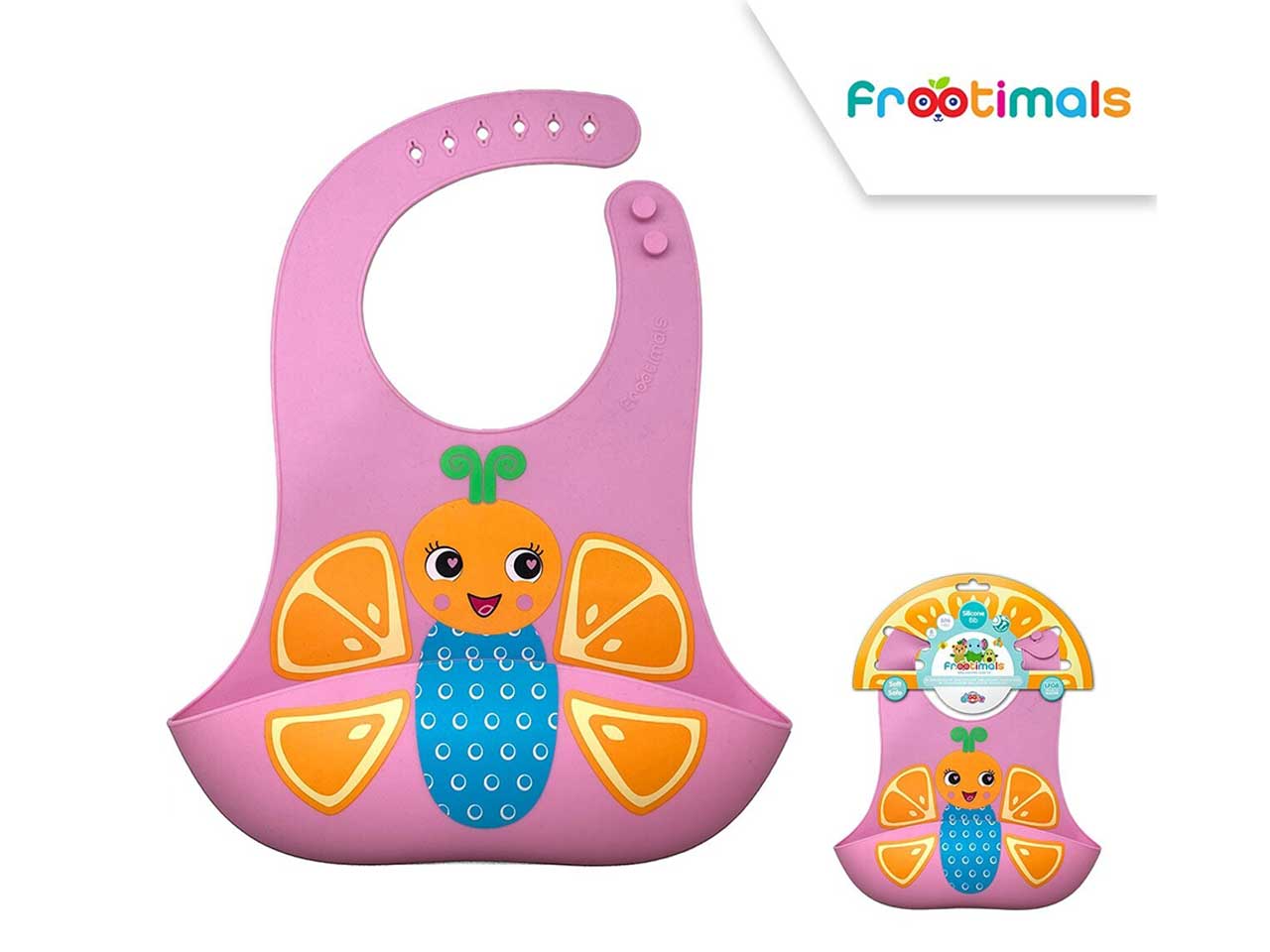 BAVETTA IN SILICONE FARFALLA FT00011