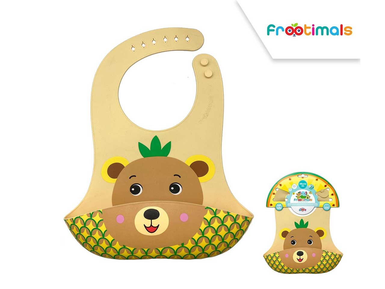 BAVETTA SILICONE ORSO FT00014