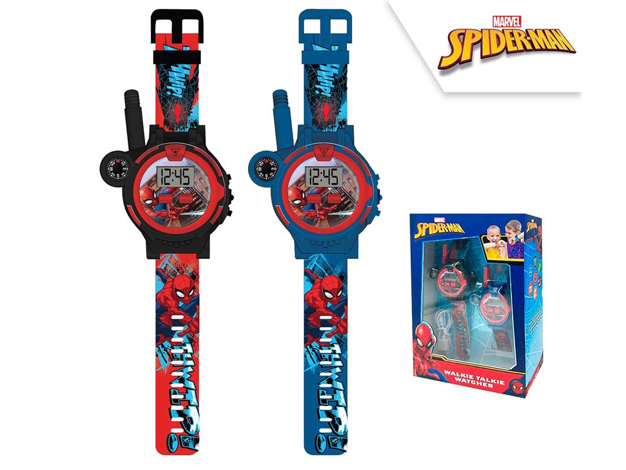 OROLOGIO WALKIETALK. SPIDERMAN SPD40156