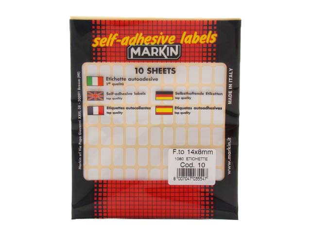 BUSTA ETICHETTE 10 14X8 0601000000