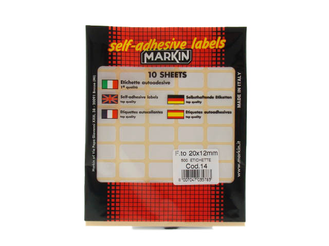 BUSTA ETICHETTE 14 20X12 10014