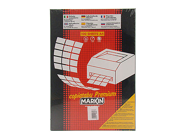 ETICHETTE ADESIVE 47,5X25,5 PZ. 4400 A4