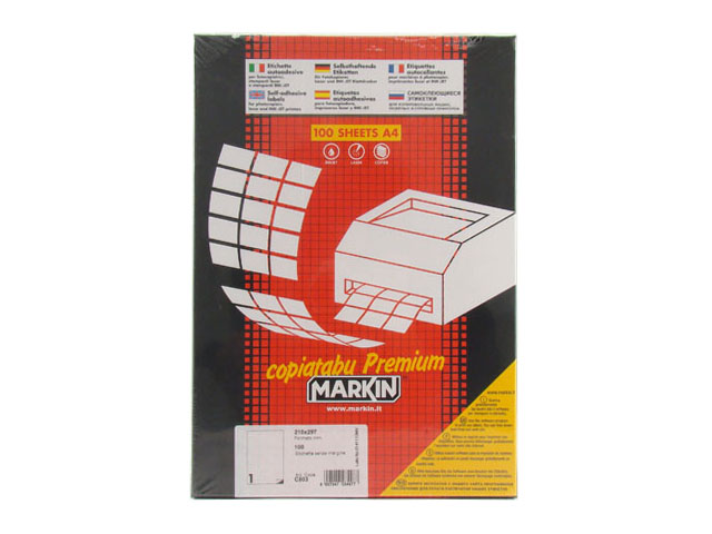 ETICHETTE ADESIVE 100pz 210X297 C503
