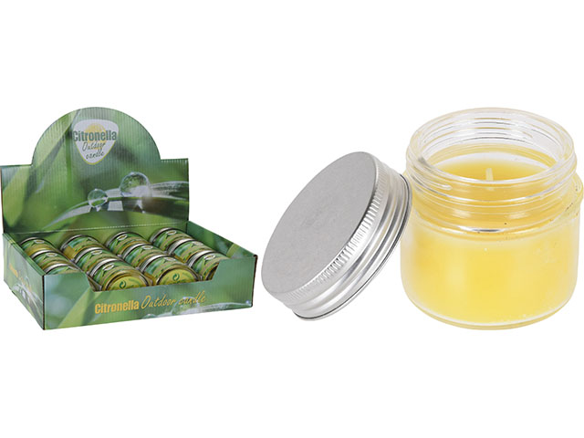BARATTOLO VETRO CITRONELLA 6cm 42000038