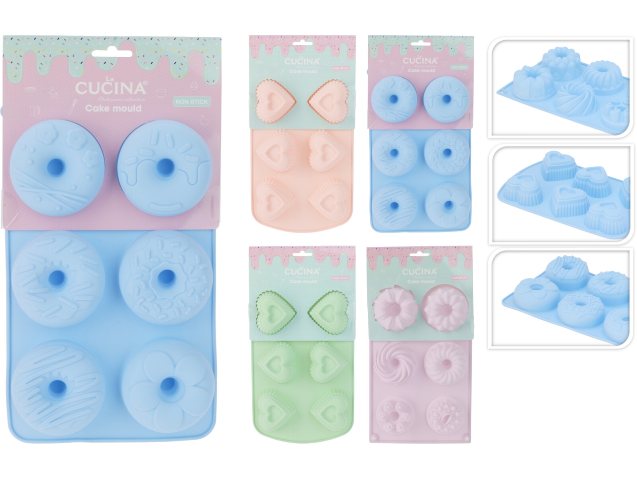 STAMPO DOLCI SILICONE 4ASS 170490480 STAMPO DOLCI SILICONE 4ASS 170490480