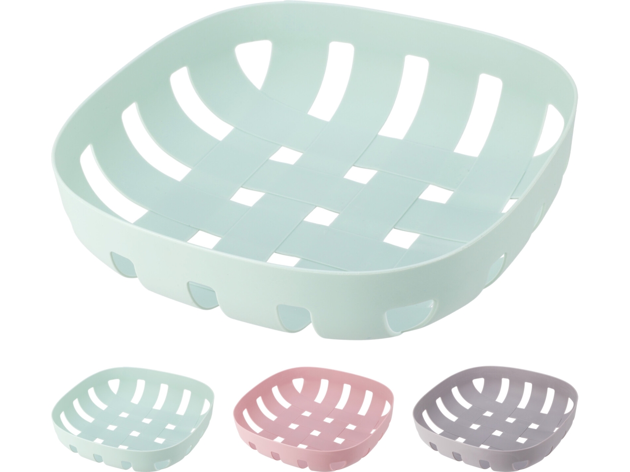 CESTO FRUTTA PP 26X6CM 3ASS 179652230