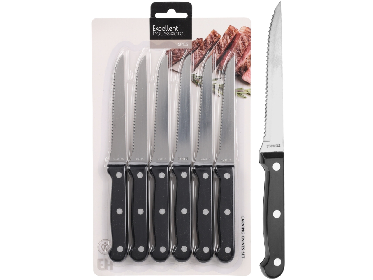 6 COLTELLI DA CARNE 404002700 6 COLTELLI DA CARNE 404002700