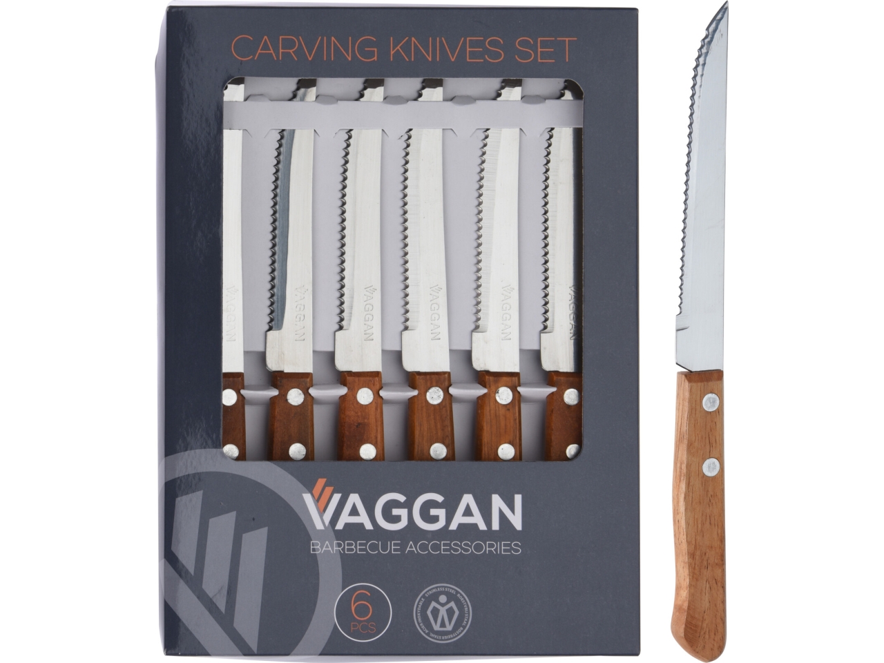 6 COLTELLI DA CARNE 21CM 404003140