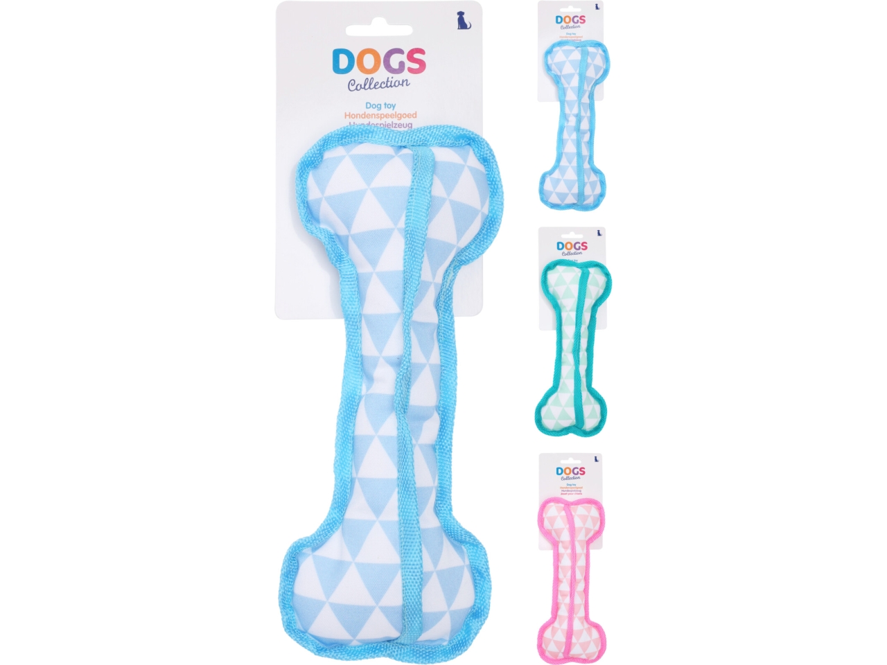 GIOCO OSSO CANI TESSUTO 25CM 491012650