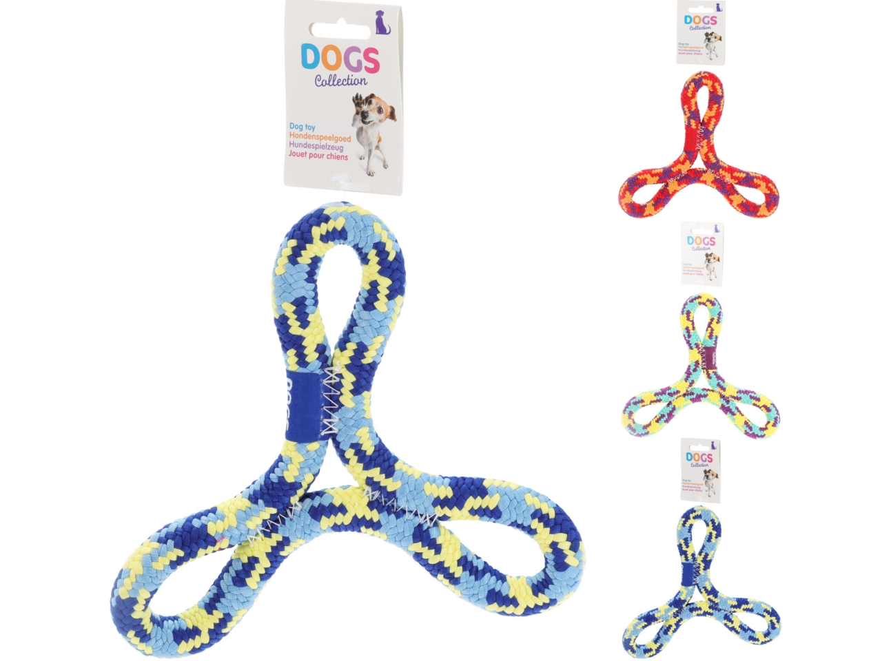 GIOCO CANI CORDA 21X21X2CM 491013870