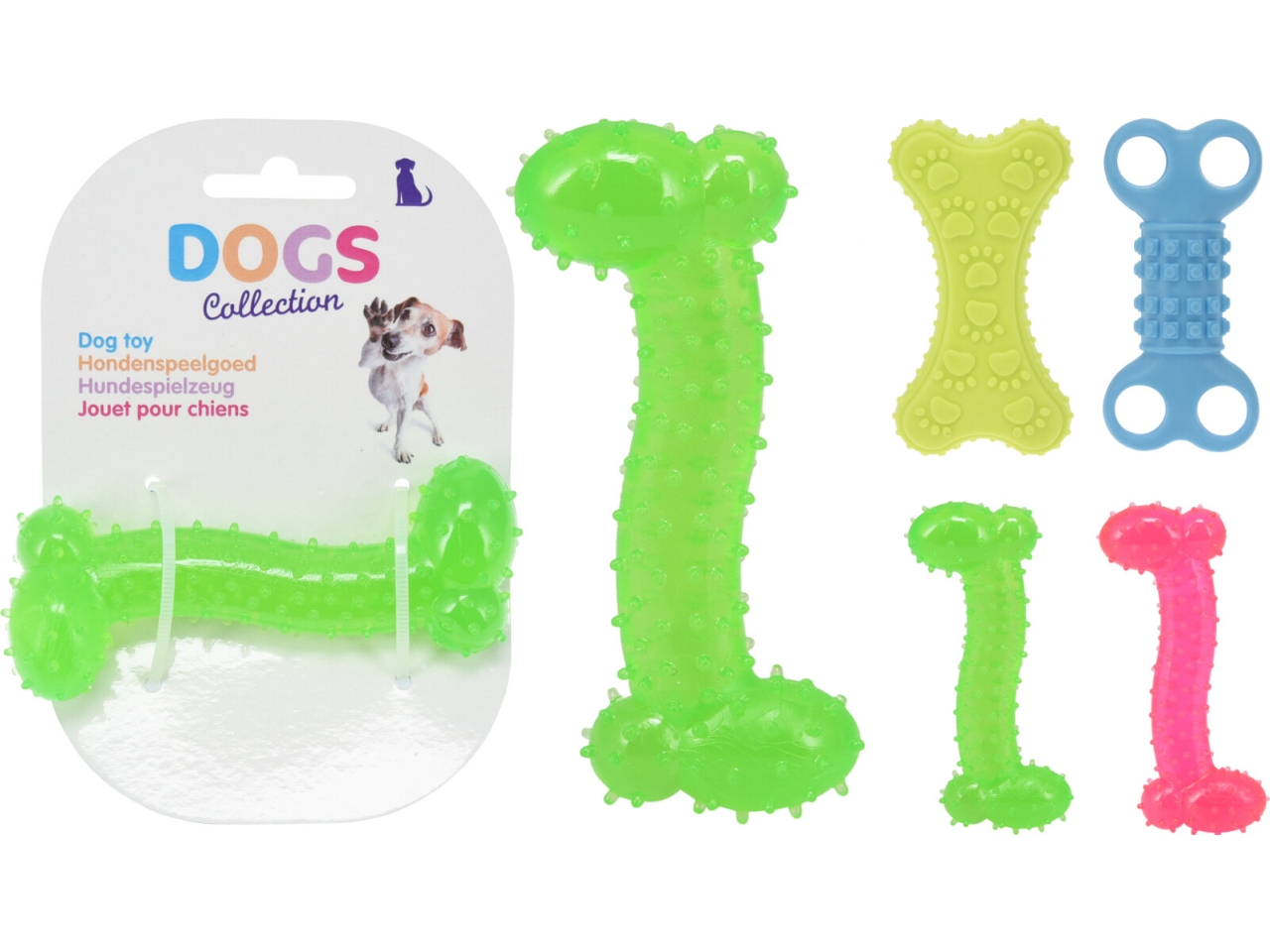 GIOCO CANI OSSO TPR 10CM 4ASS 491014750