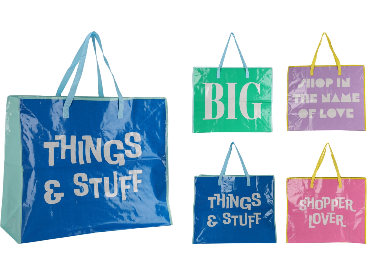 SHOPPER PP 65X54X27CM 4ASS CY8002010