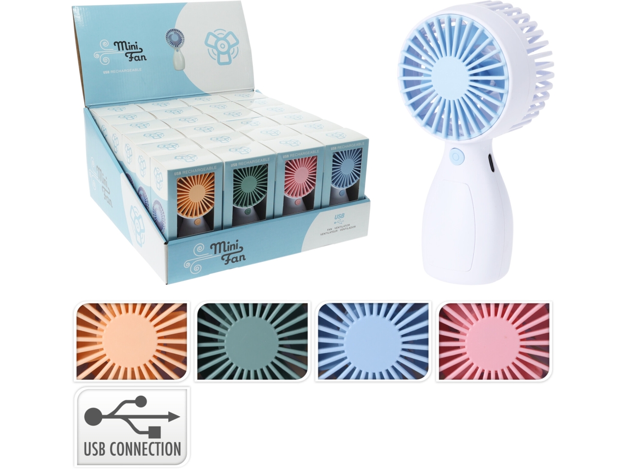 VENTILATORE PORTATILE 12CM 4ASS. 109100240 VENTILATORE PORTATILE 12CM 4ASS. 109100240