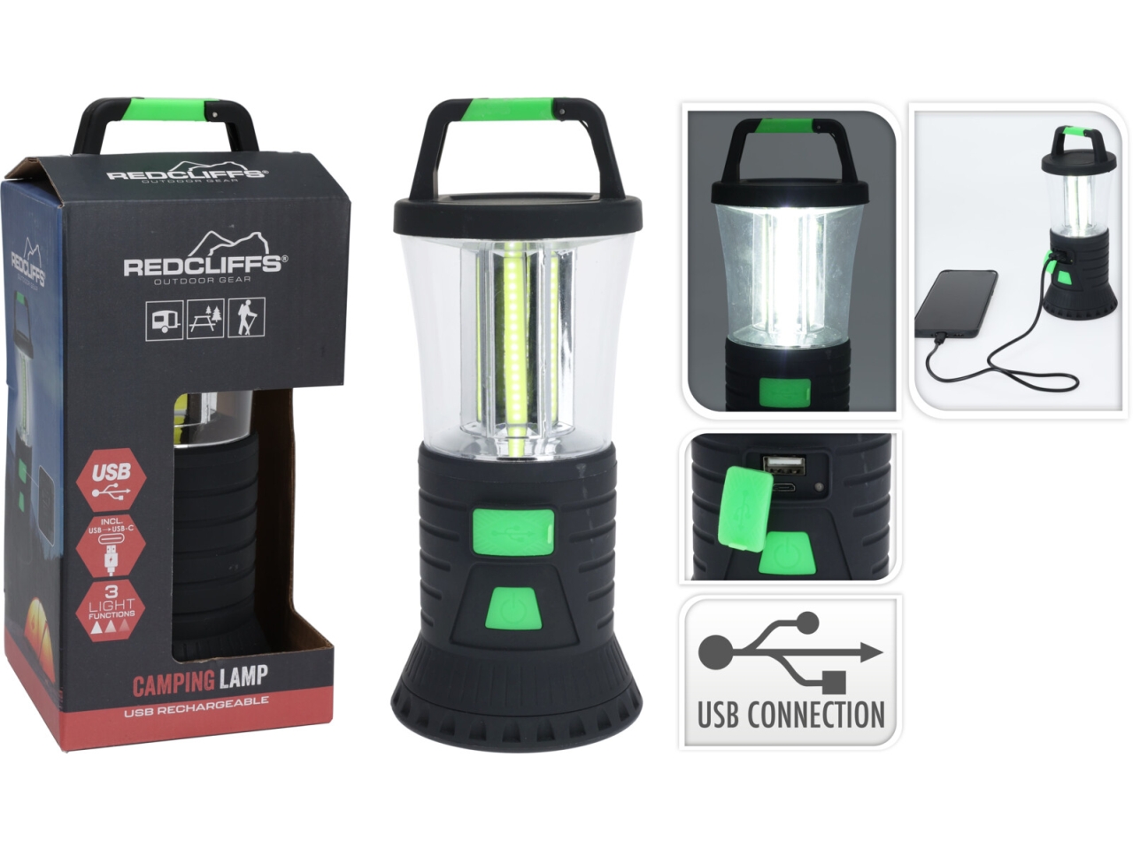 LAMPADA CAMPEGGIO 6 LED9X20CM C22005040
