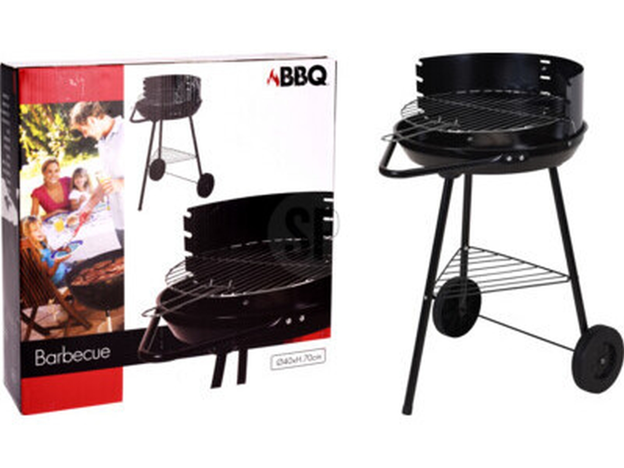 BARBECUE C/RUOTE 40CM C83000560
