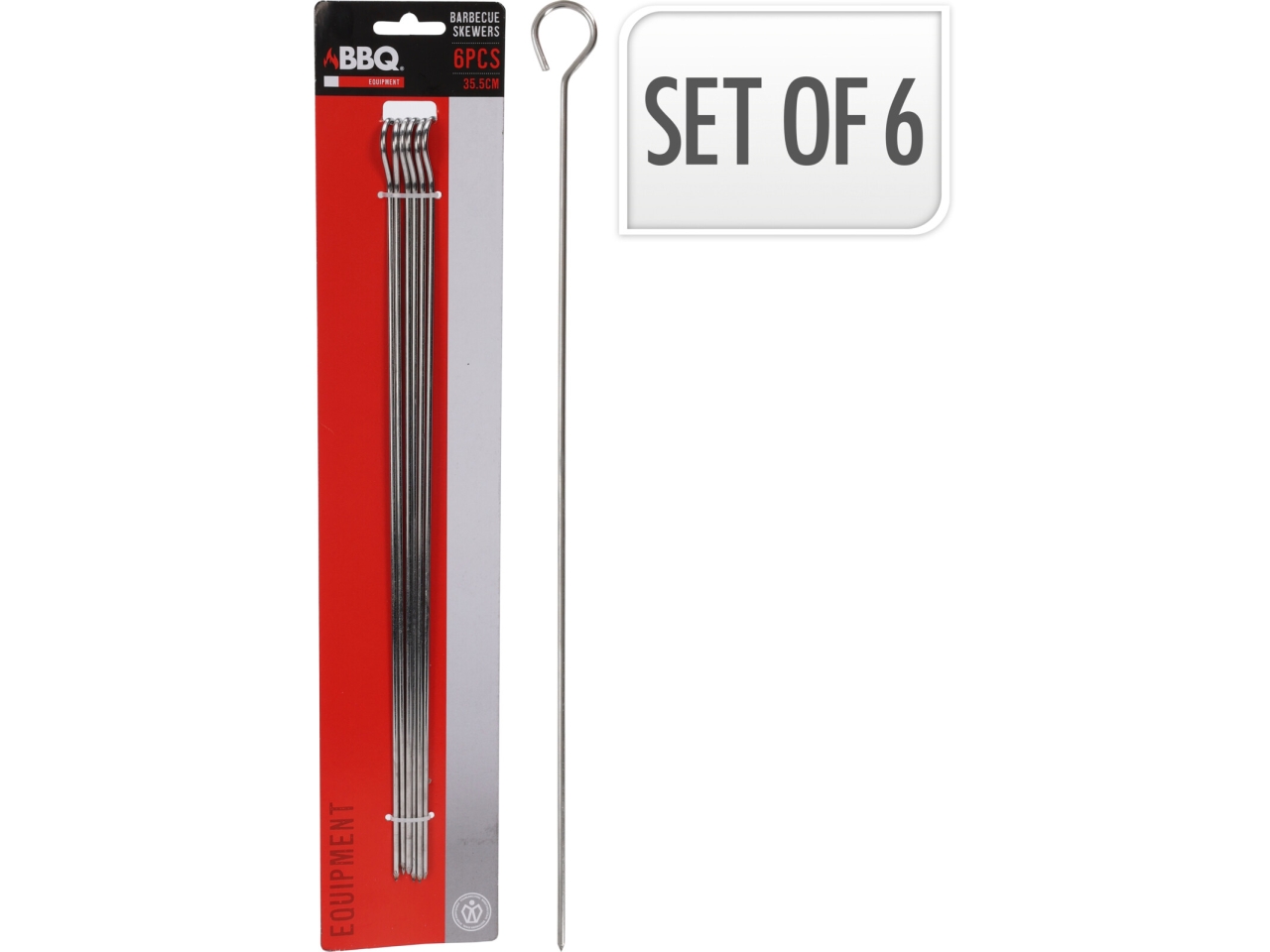 SPIEDINI BARBECUE 35CM 6PZ C83500950 SPIEDINI BARBECUE 35CM 6PZ C83500950