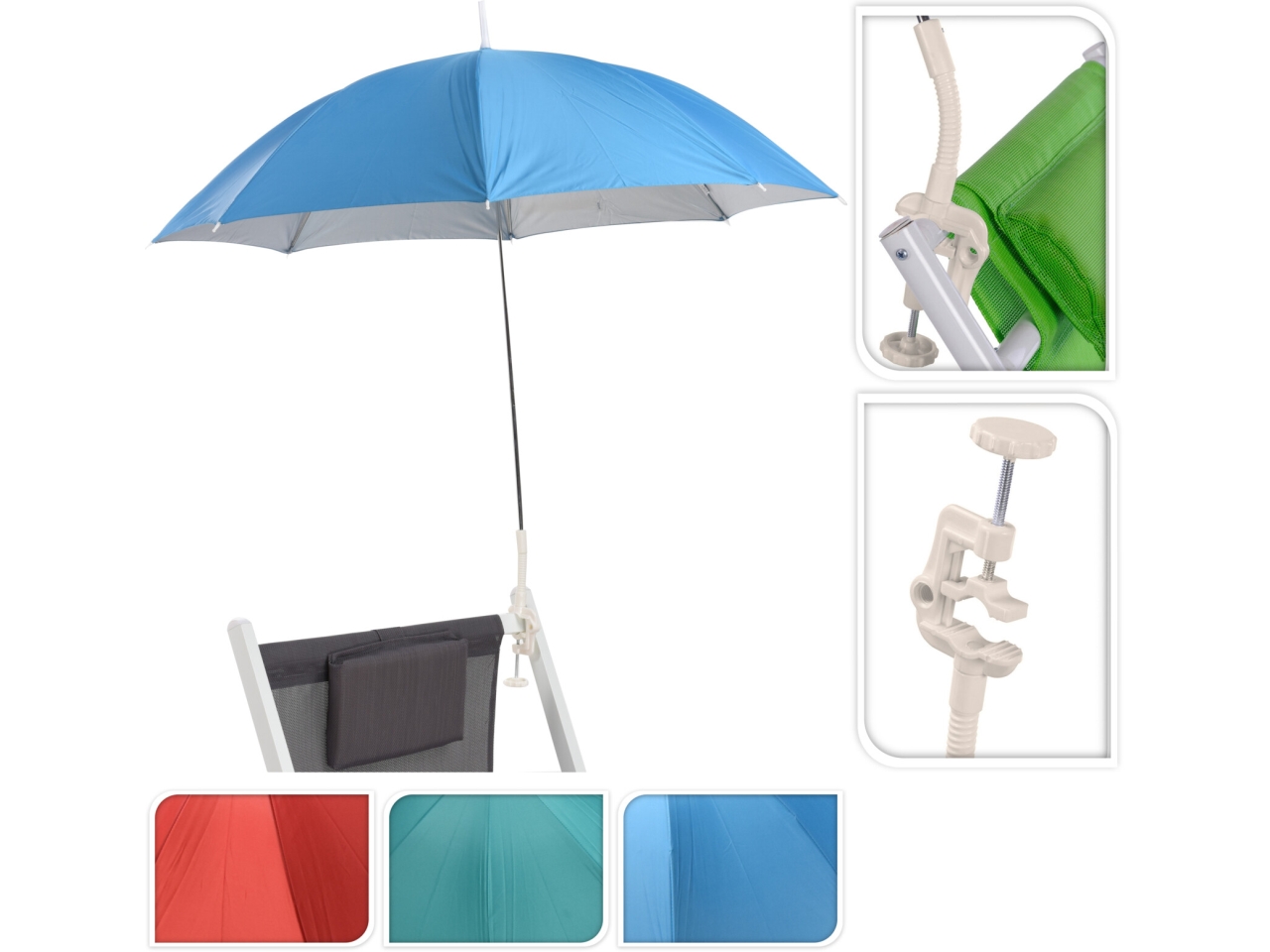 SEDIA C/OMBRELLONE 120CM DV8700530
