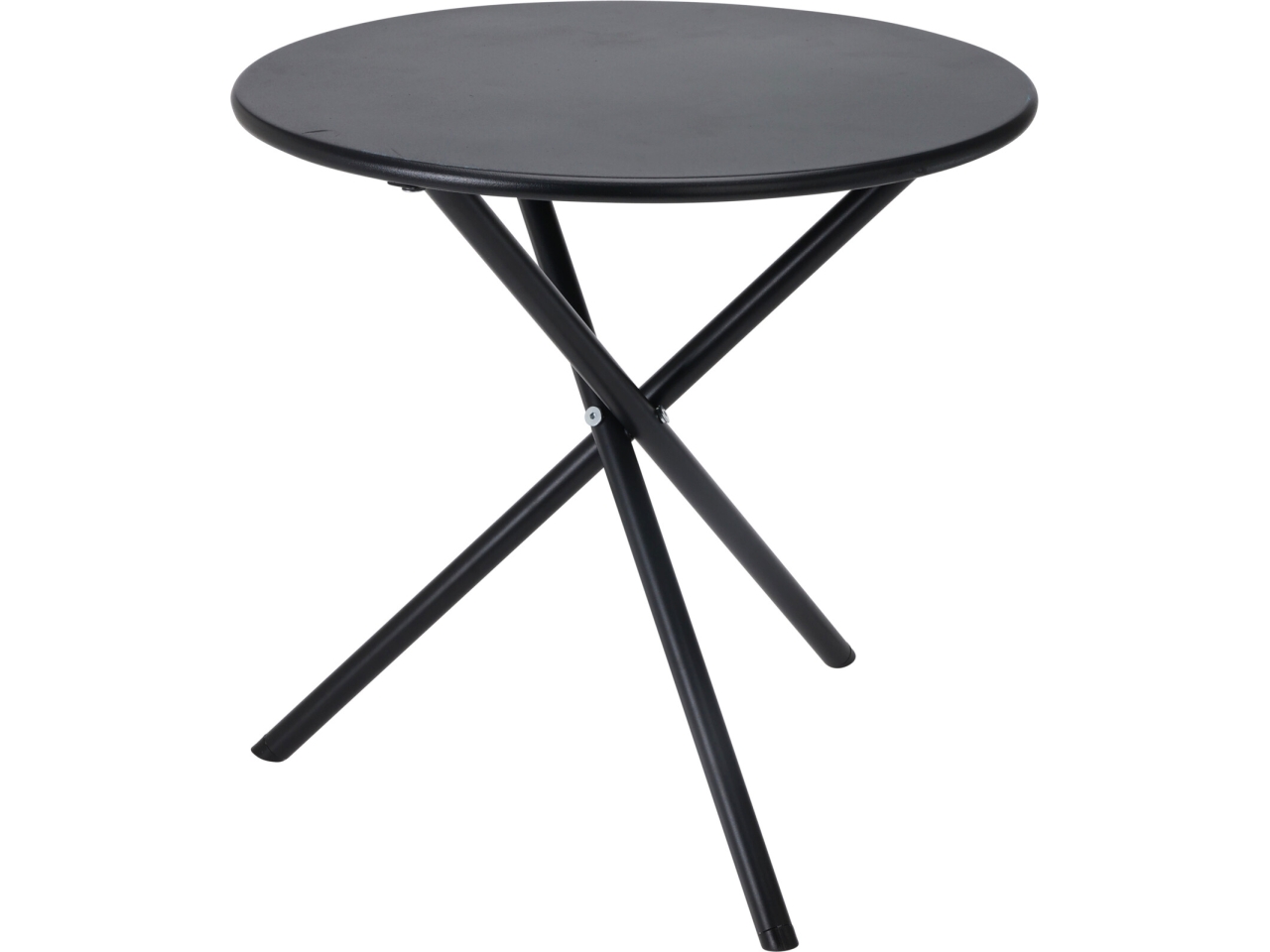 TAVOLO TONDO 48X48CM NERO X59000100
