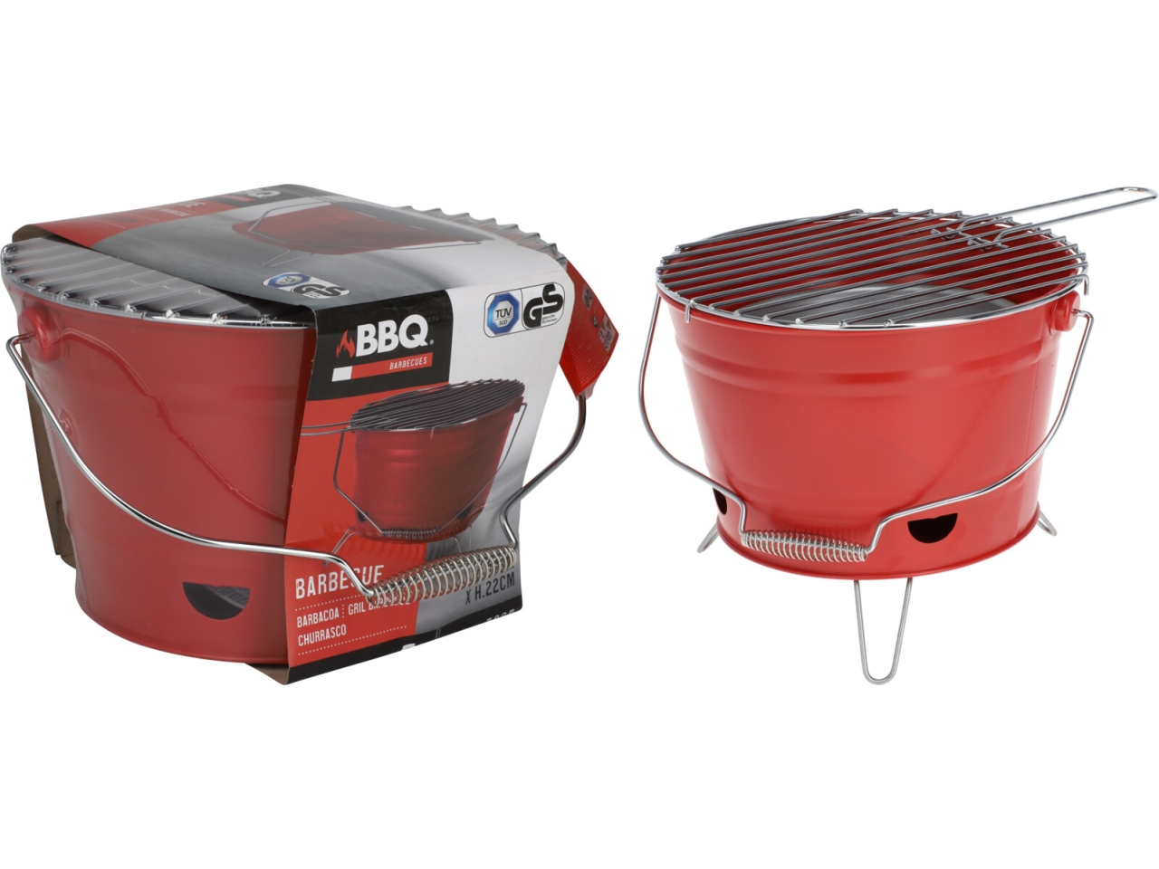 BARBECUE TAVOLO 27X17CM ROSSO Y64950470
