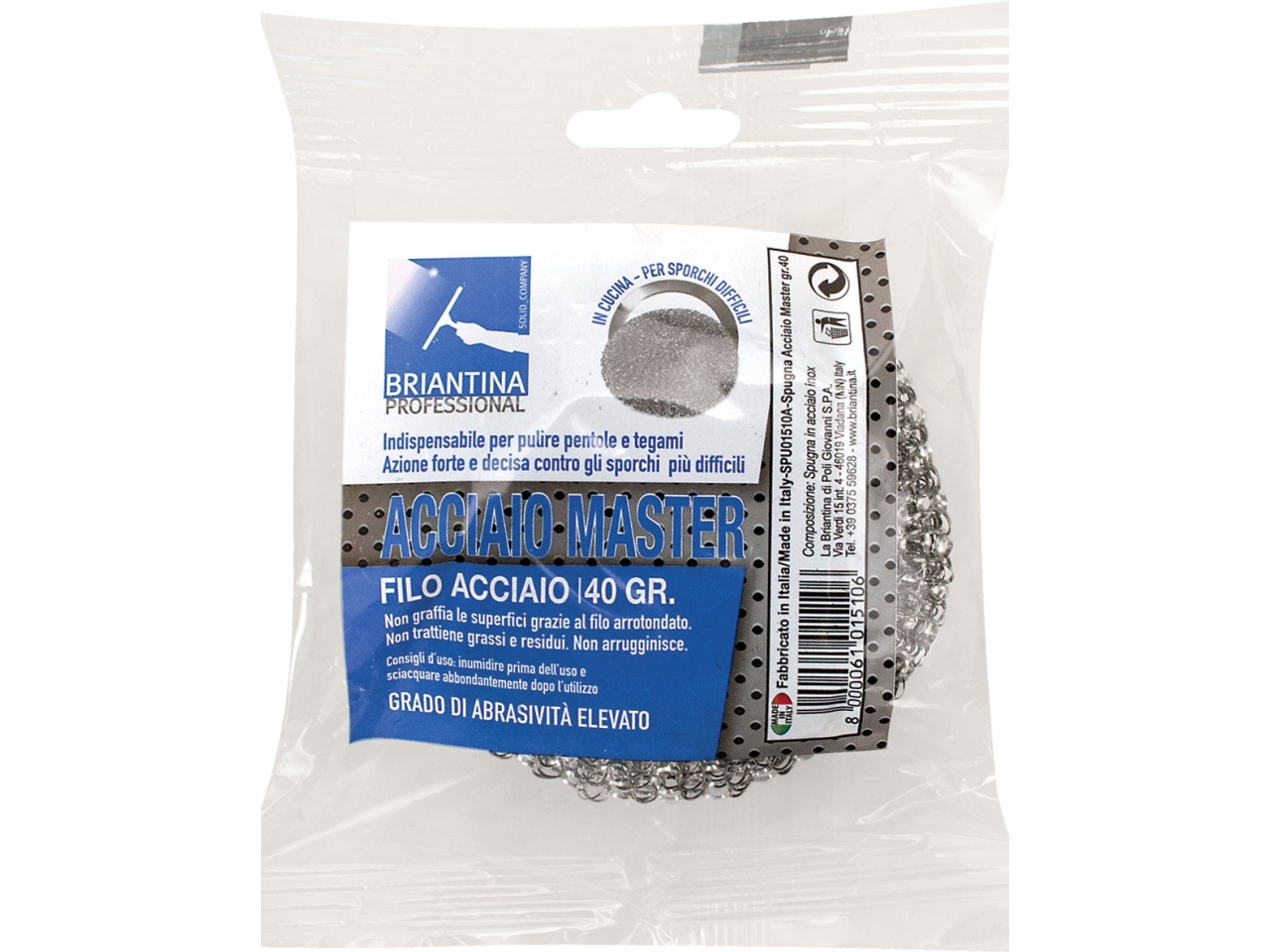 SPUGNA ACCIAIO MASTER 40gr SPU01510A