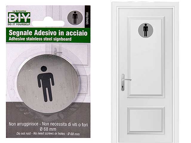 SEGNALE ADESIVO UOMO  SEG06565A