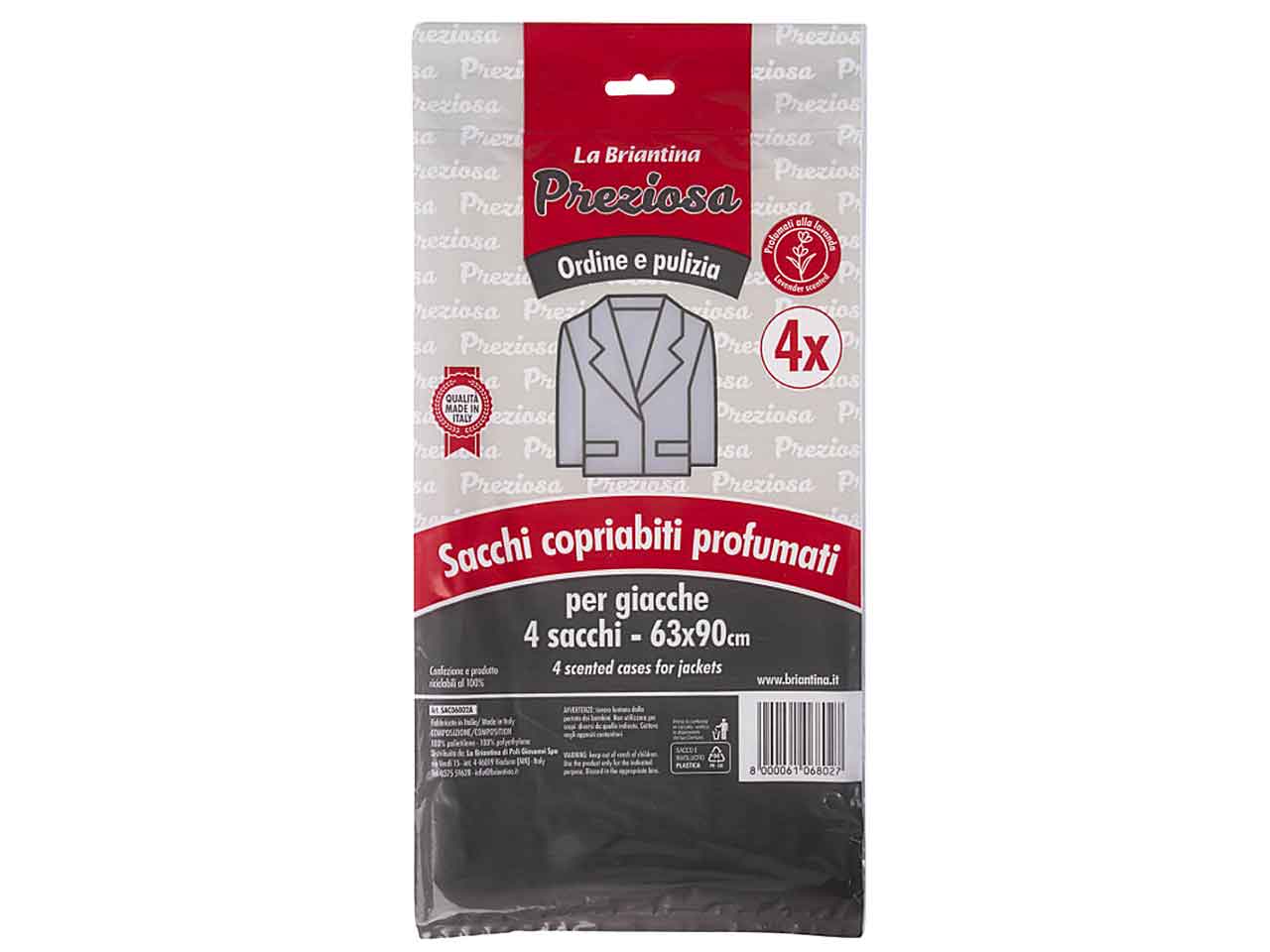 SACCA COPRIGIACCA 4pz 63x90cm SAC06802A