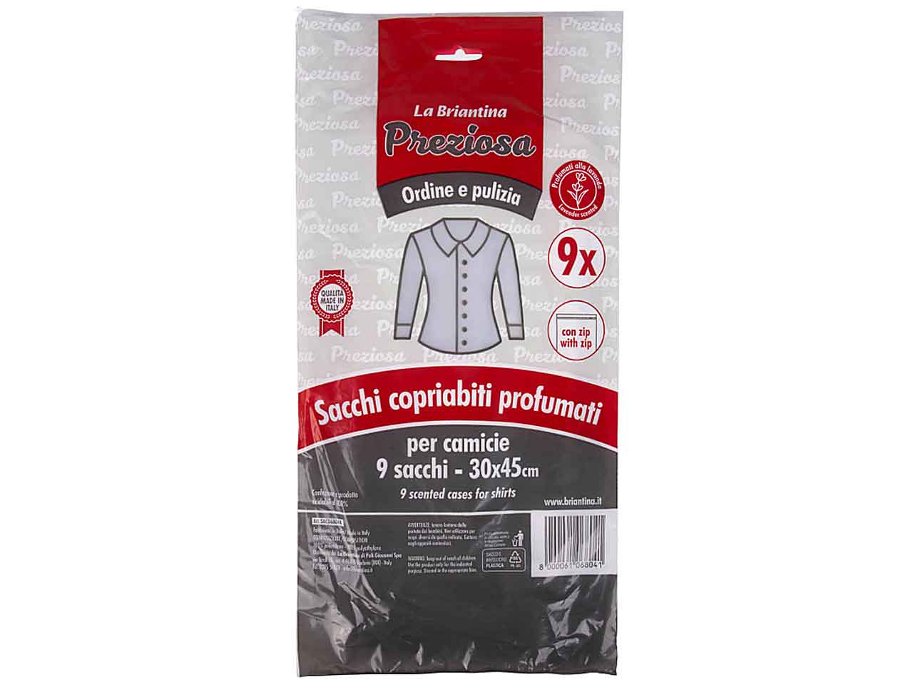 SACCA COPRICAMICIA 9pz 30x45cmSAC06804A