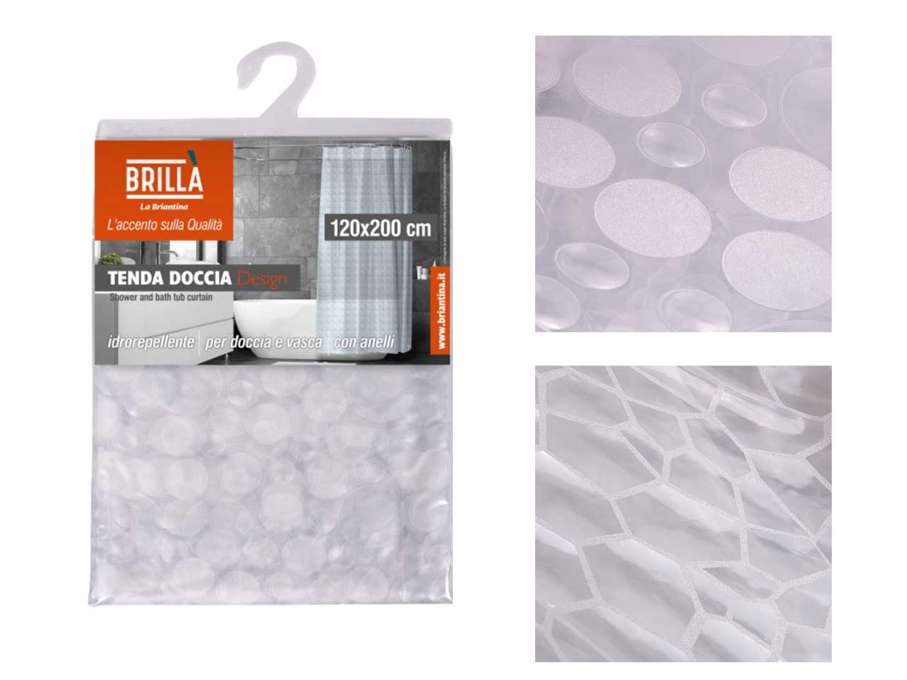 TENDA DOCCIA DESIGN 120X200CM TEN07728A