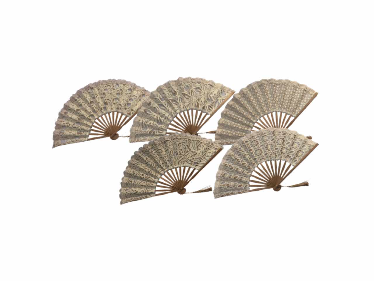 VENTAGLIO PIZZO BEIGE VENTAGLIO PIZZO BEIGE