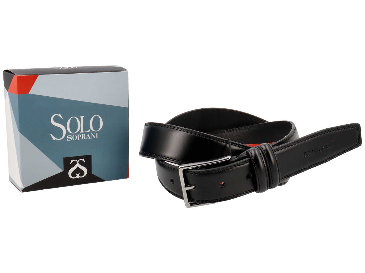 SOLO SOPRANI CINTURA UOMO NERO C235231C386000 SOLO SOPRANI CINTURA UOMO NERO C235231C386000