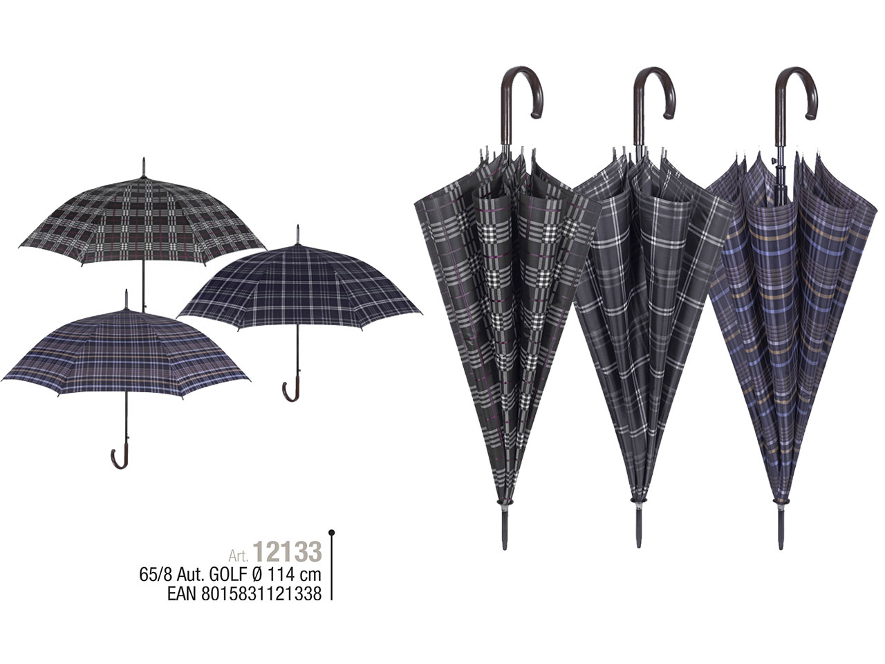 OMBRELLO GOLF DA UOMO 65CM CON AP 12133