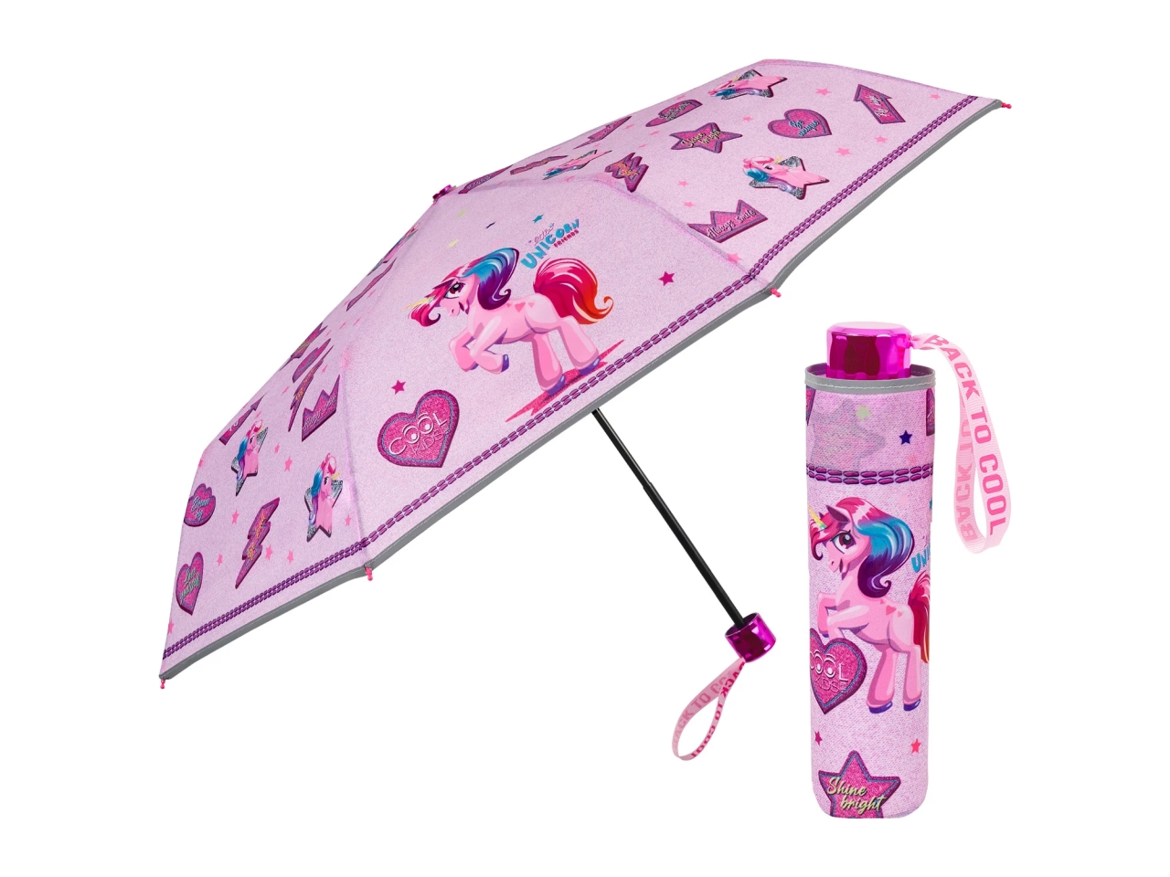 OMBRELLO MINI MANU. 50CM UNICORNO 15641