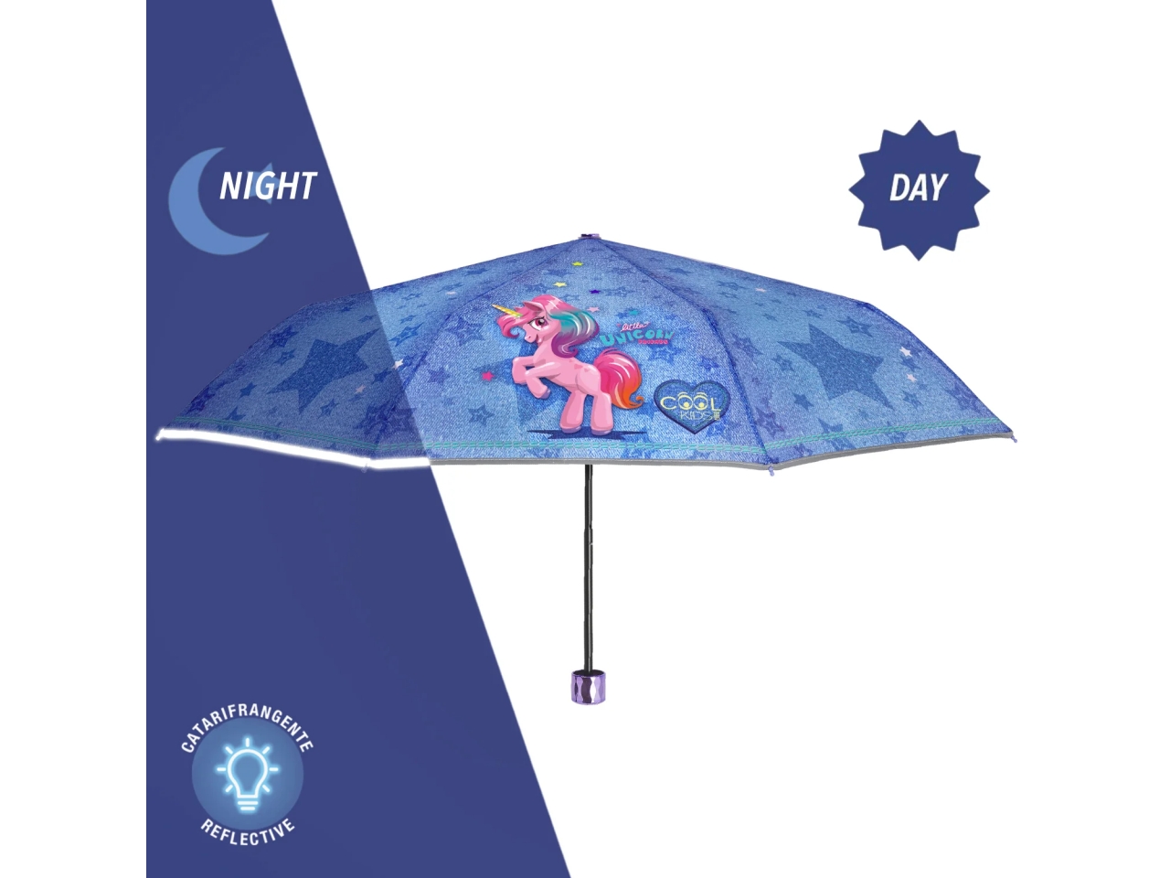 OMBRELLO MINI MANU. 50CM UNICORNO 15622