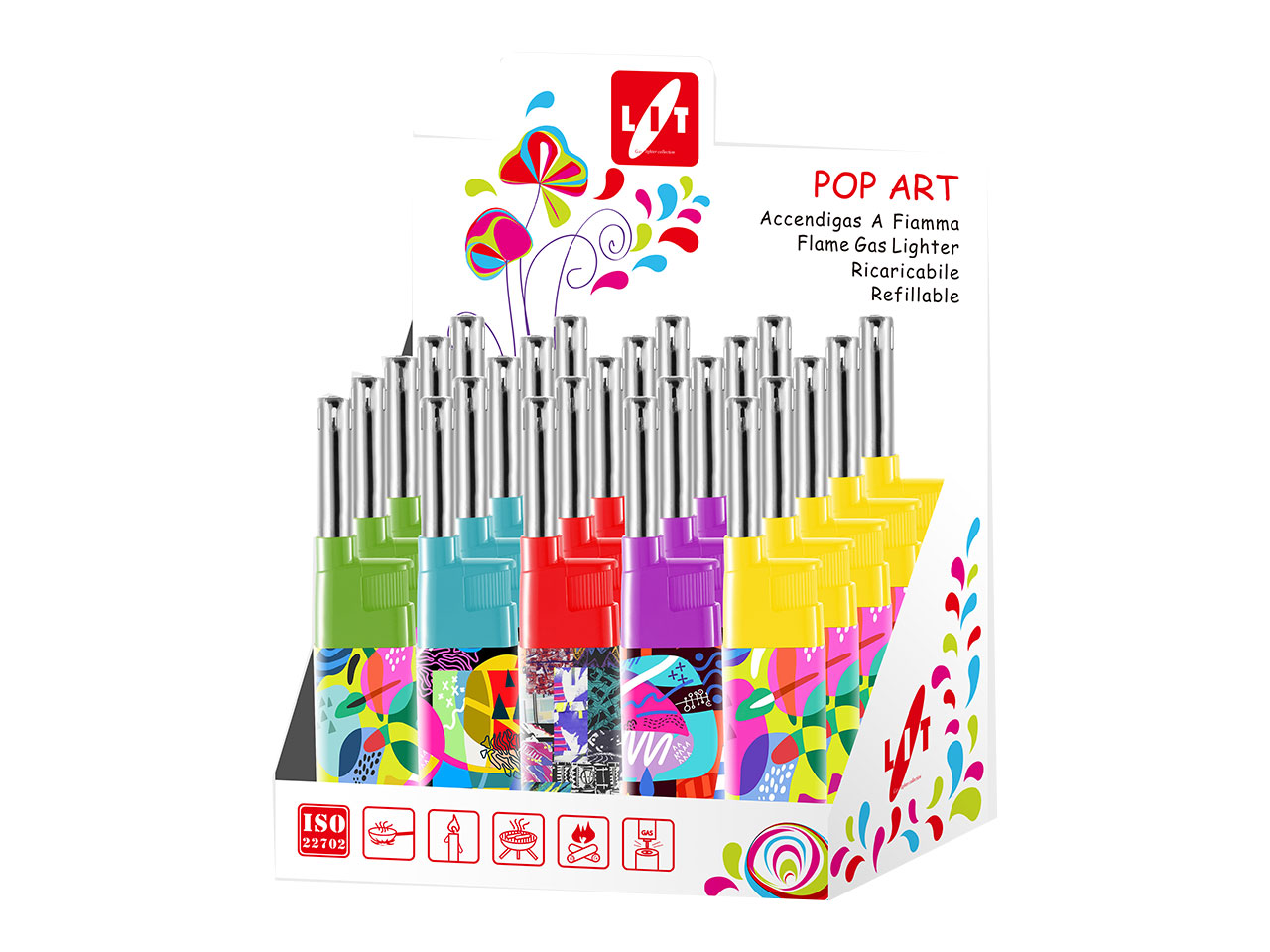 ACCENDIGAS POP ART RICAR. F021 POP ART