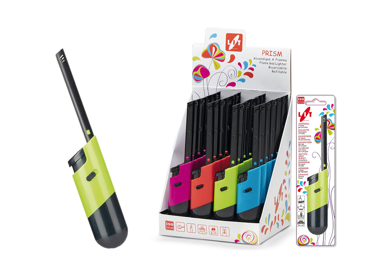 ACCENDIGAS PRISM RICAR. ASSORTITI F016