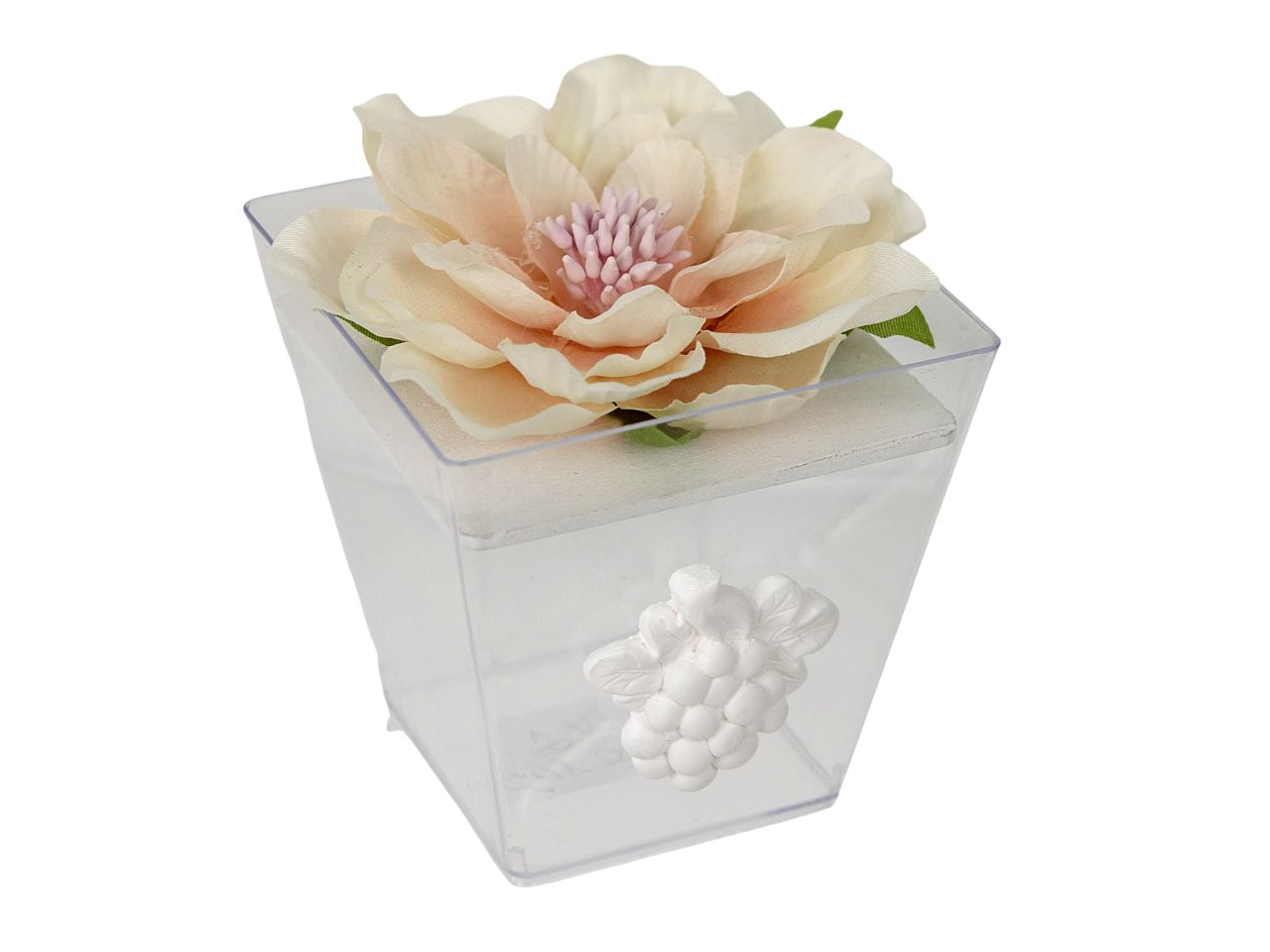 SCATOLA IN PVC 7X7X7CM CON PE LAV323/PK